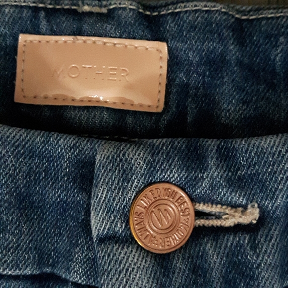 Mother Jeans THE LOOKER Where Is My Mind Distressed Wash Women 28 - Picture 6 of 16